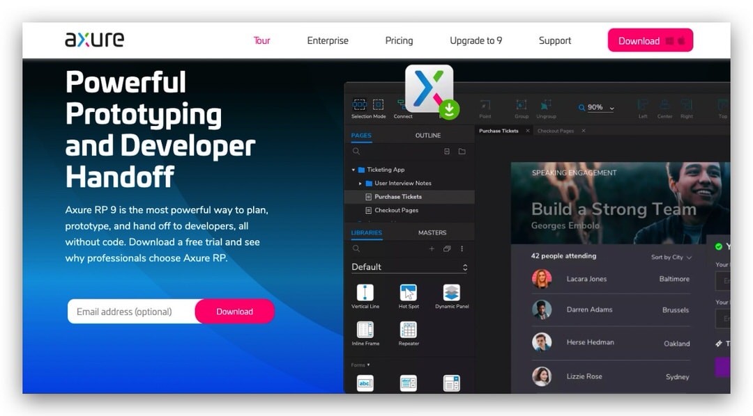 Axure gi&uacute;p Designer t&aacute;i hiện giao diện website một c&aacute;ch nhanh ch&oacute;ng